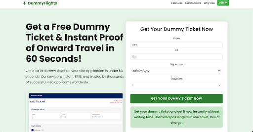 How to Get Dummy Flight Tickets for Free (Under-the-Radar Method)