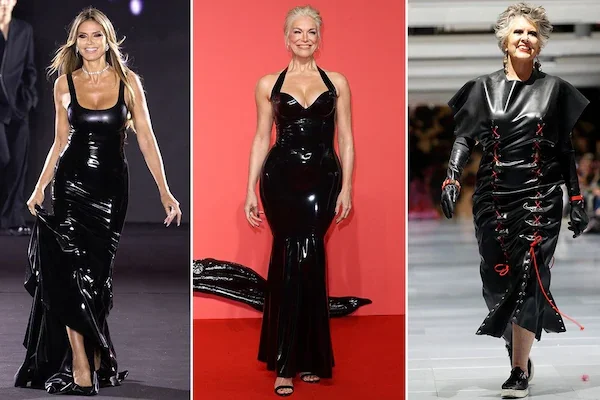 Chic Latex Dress for Women Perfect for Nights Out and Events